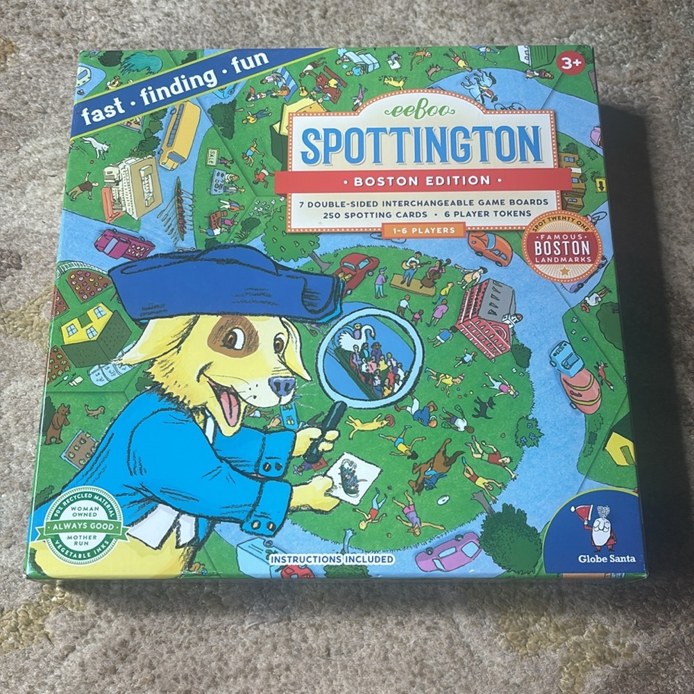 New! EEBOO Spottington Boston Edition